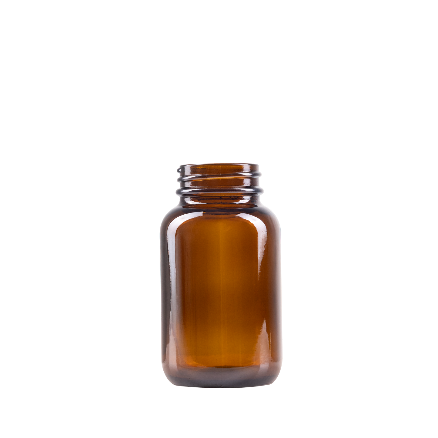 120 ml Amber Glass Packer Bottle 38-400 Neck Finish