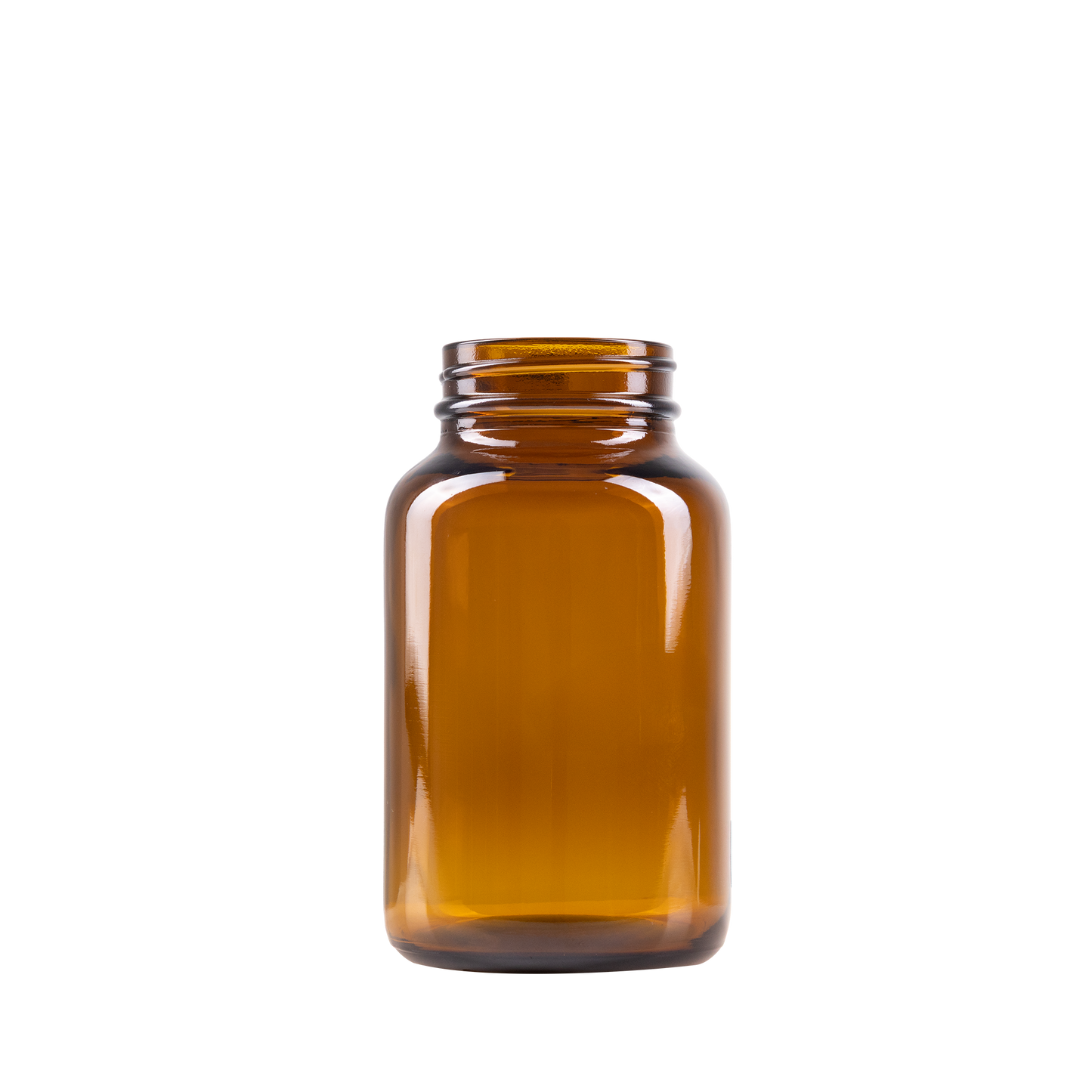 200 ml Amber Glass Packer Bottle 45-400 Neck Finish