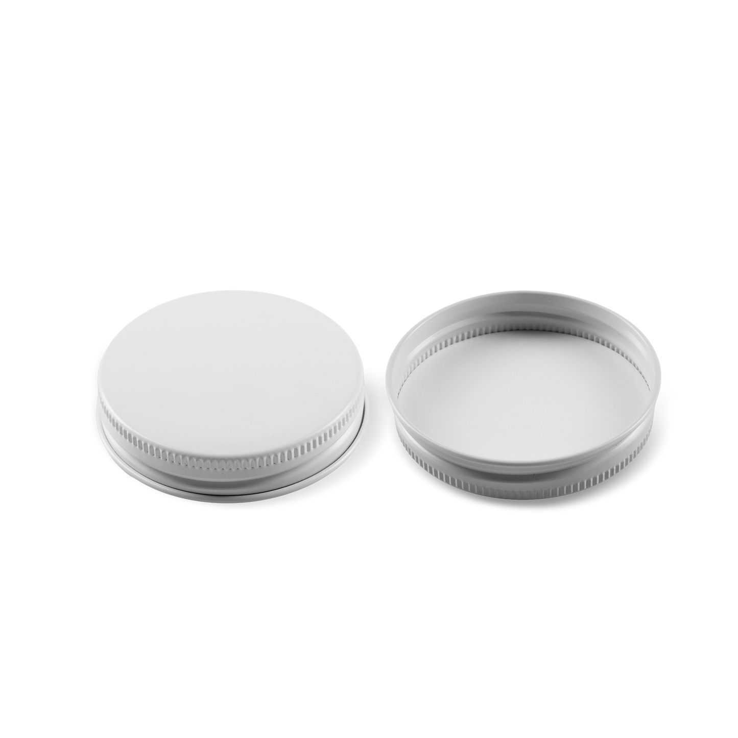 54-410 White Aluminum Lid With PE Liner