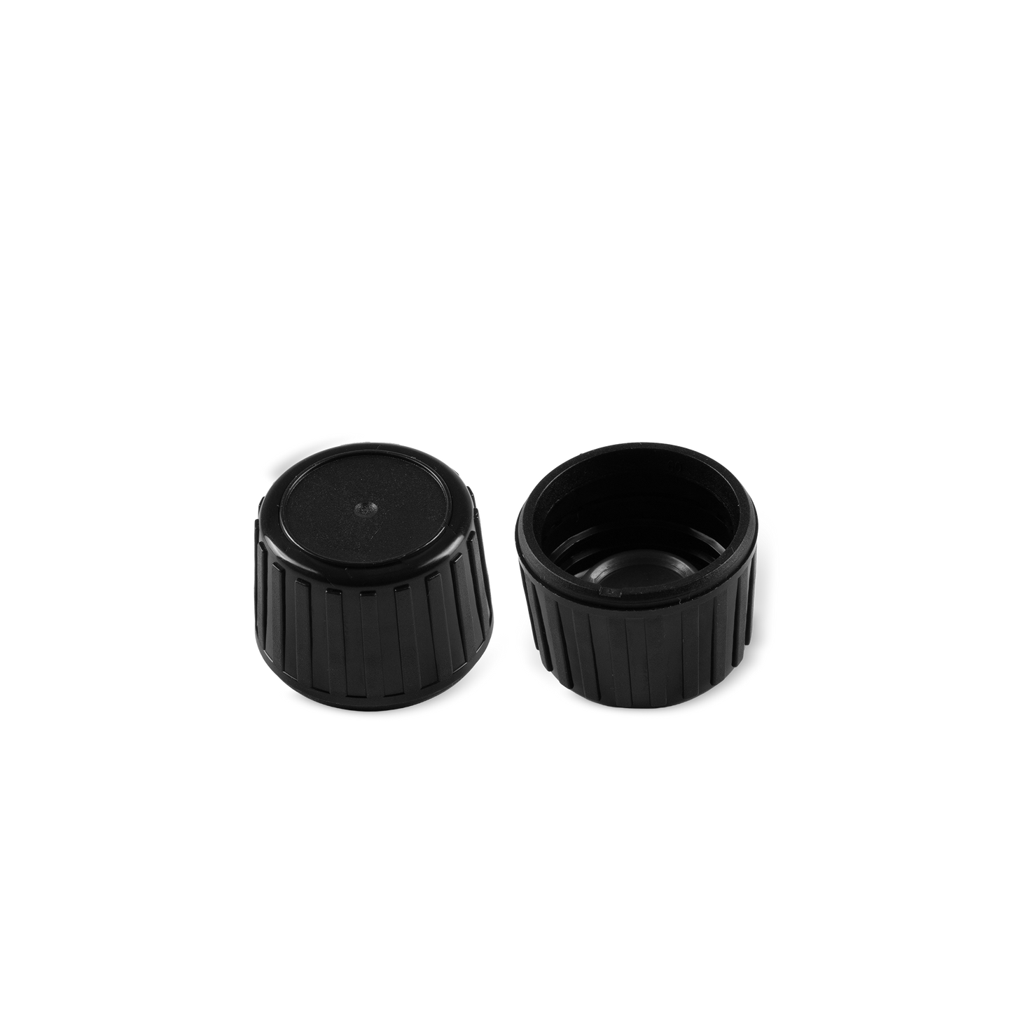 DIN 28 Black PP Cap With Liner