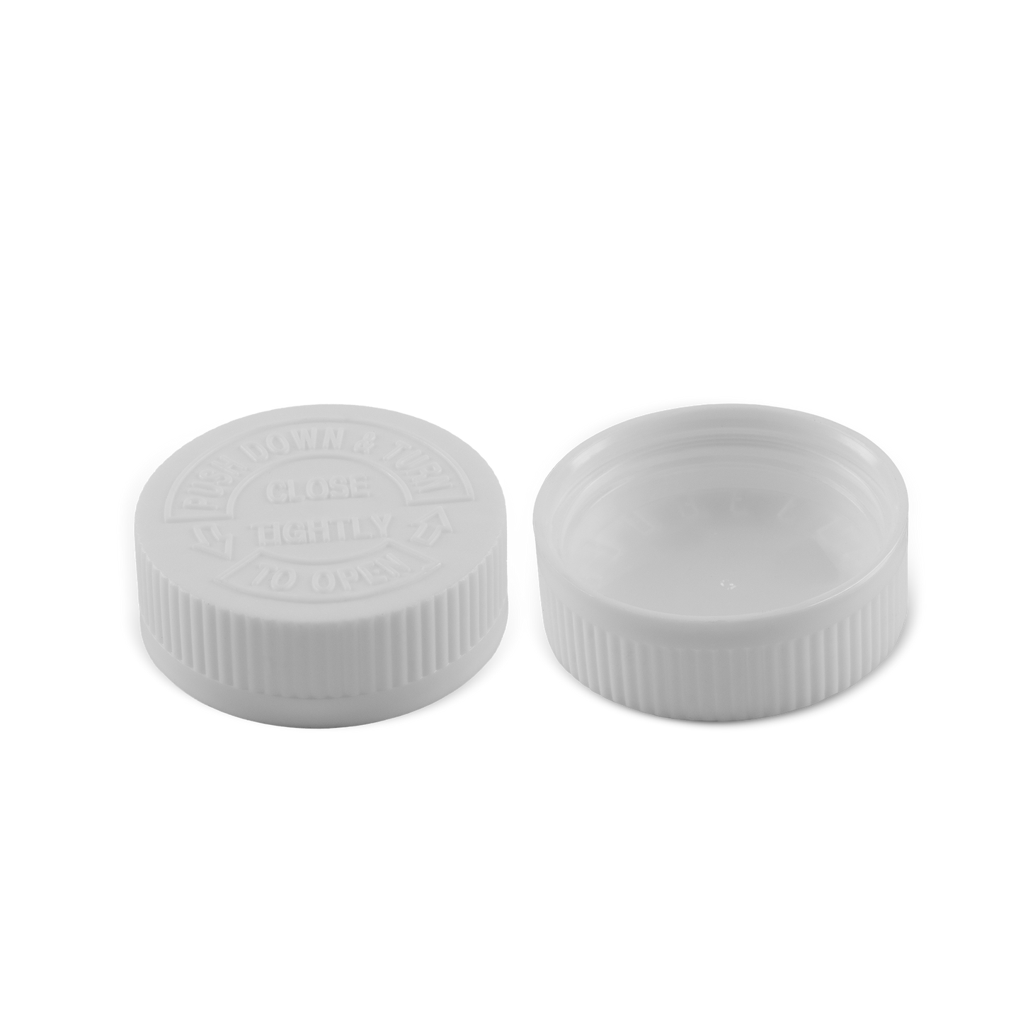 45-400 Child Resistant White PP Cap With Liner