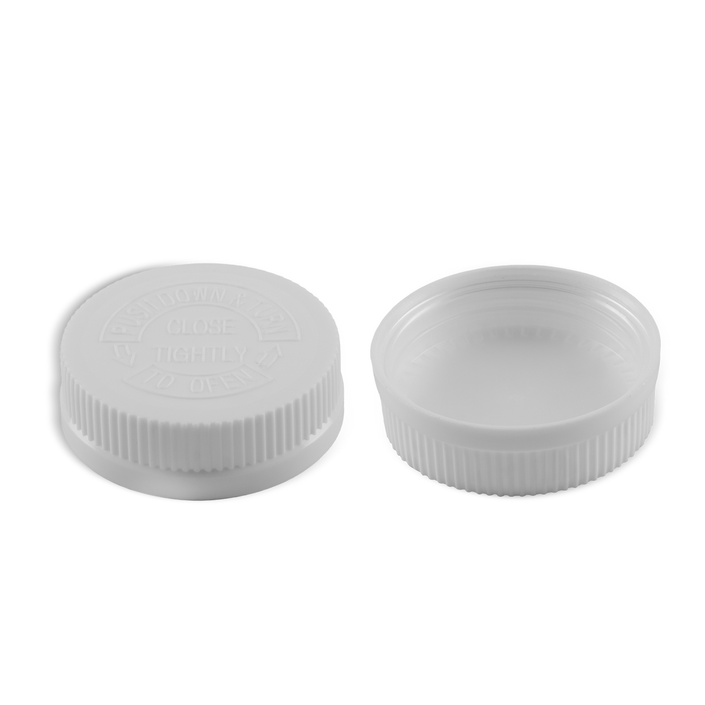 53-400 Child Resistant White PP Cap With Liner