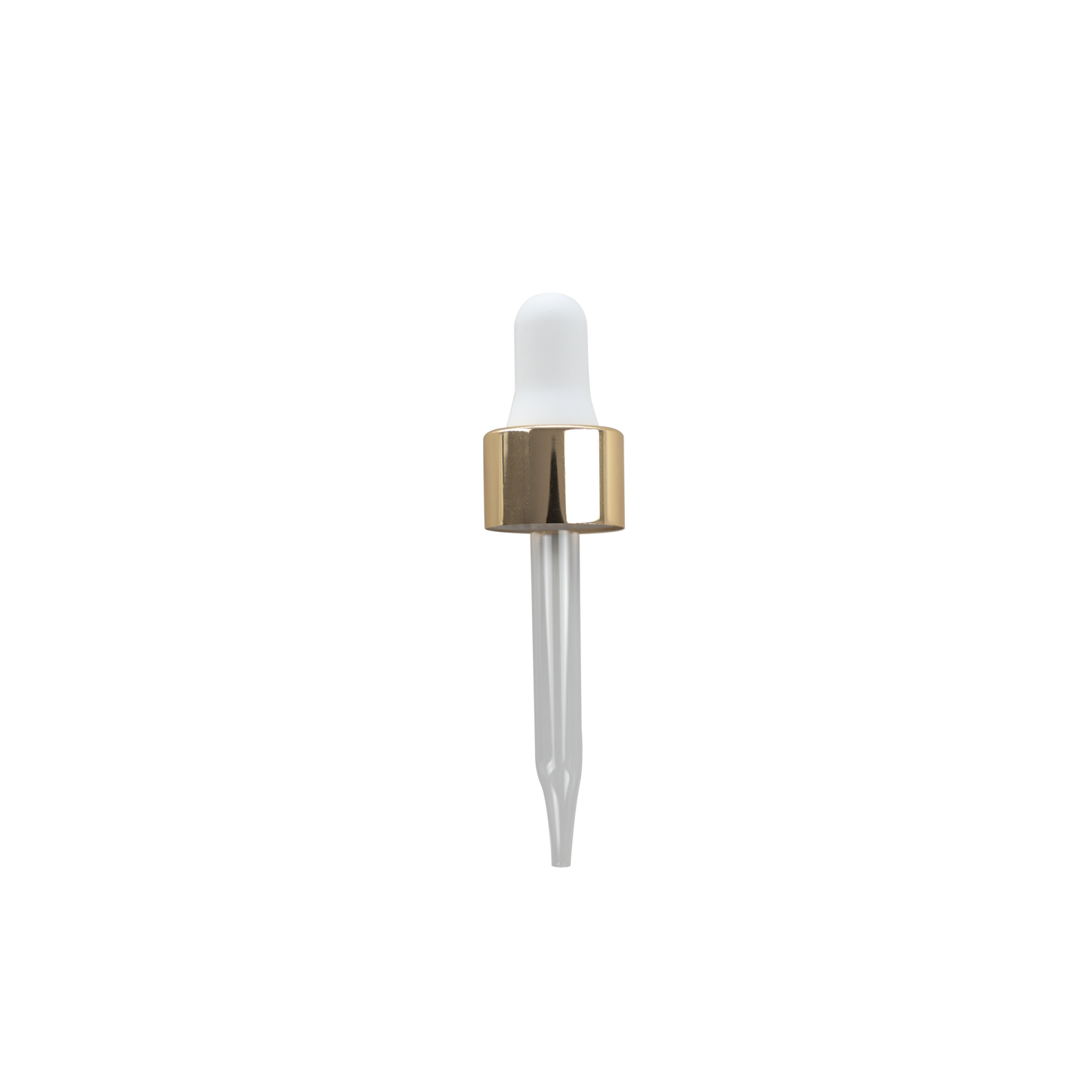18-400 Gold Dropper With Rubber Bulb And Glass Pipette