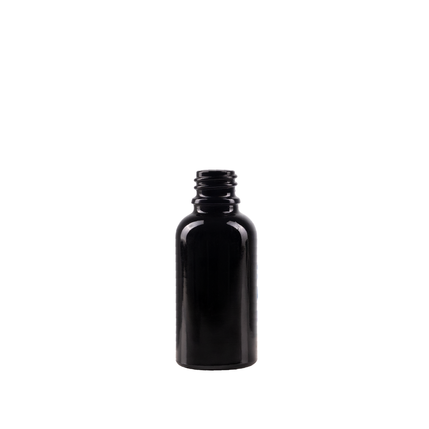 30 ml Black UV Glass Euro Bottle DIN 18 Neck Finish