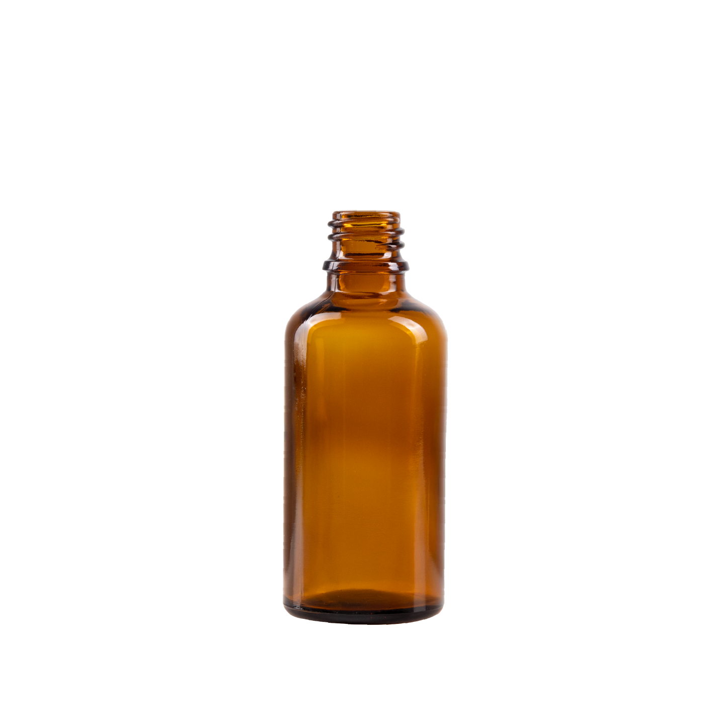 50 ml Amber Glass Euro Bottle DIN 18 Neck Finish