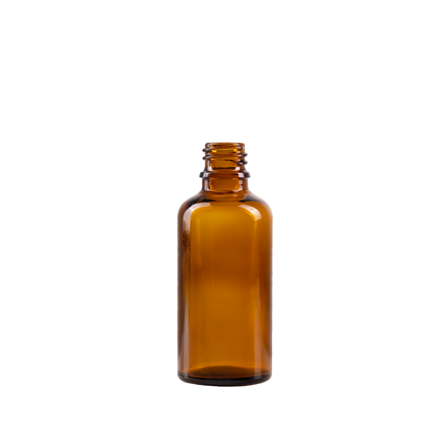 50 ml Amber Glass Euro Bottle DIN 18 Neck Finish