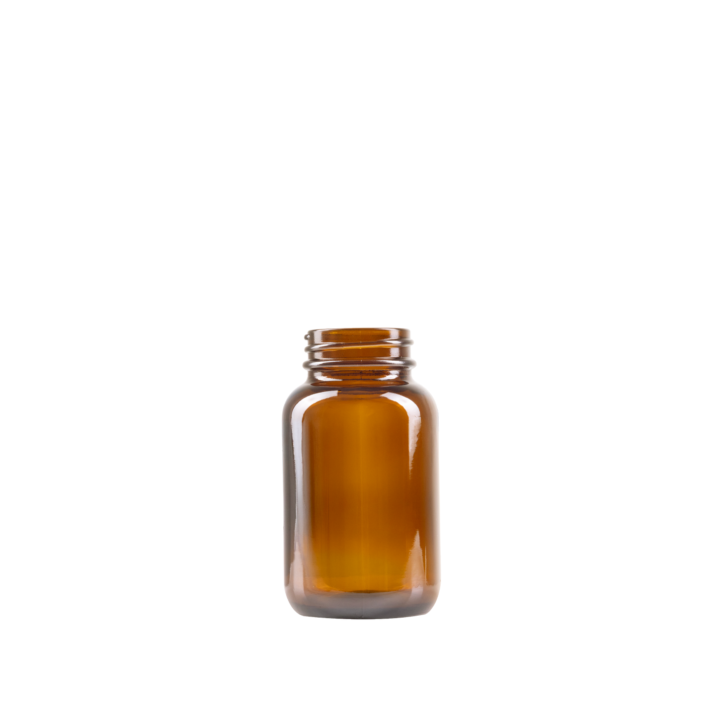 120 ml Amber Glass Packer Bottle 38-400 Neck Finish