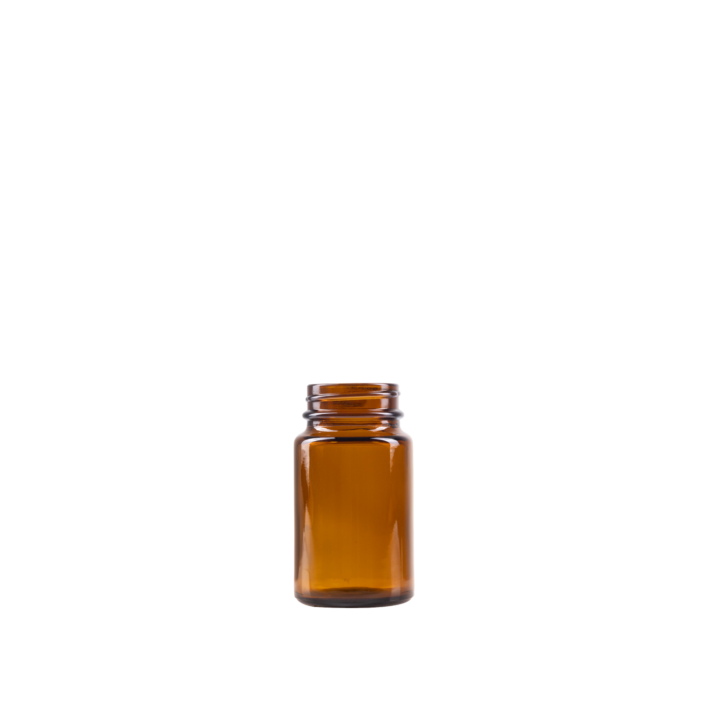 75 ml Amber Glass Packer Bottle 38-400 Neck Finish