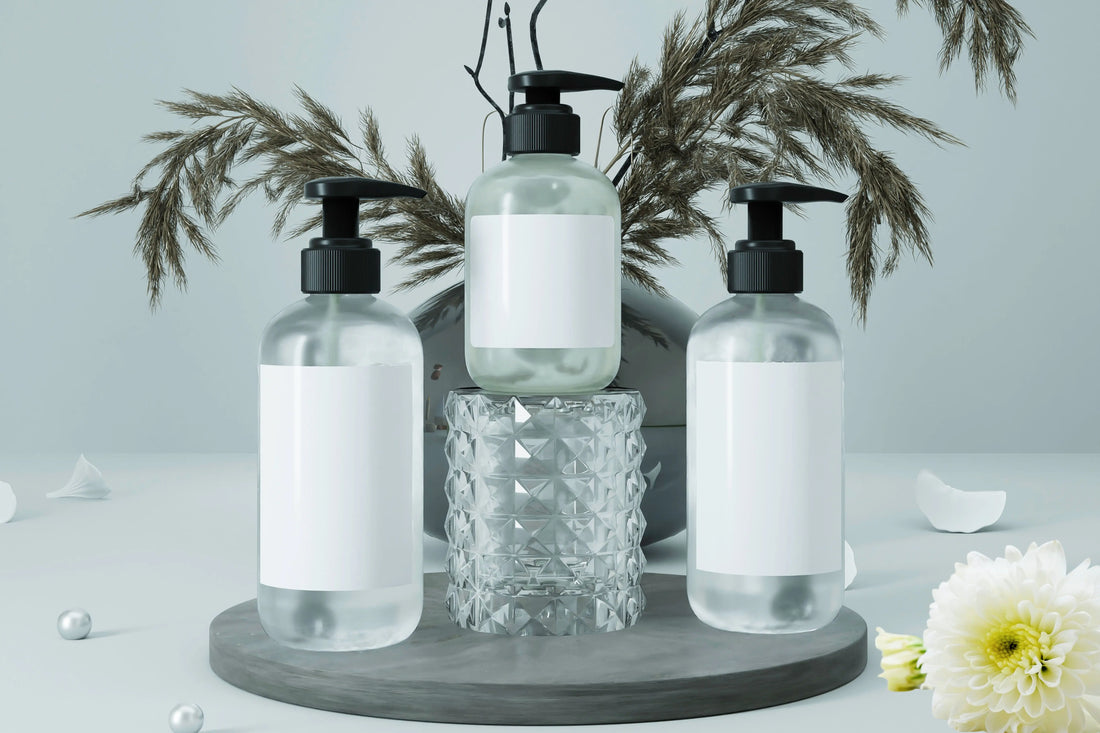 glass lotion bottles