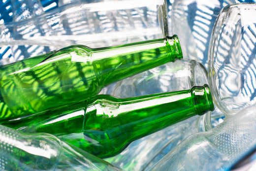 Why are glass bottles Green?