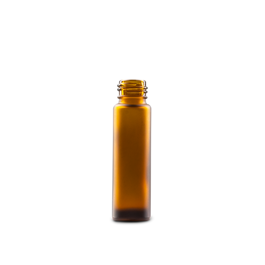 10 ml Amber Frosted Glass Roll On Bottle - Sample