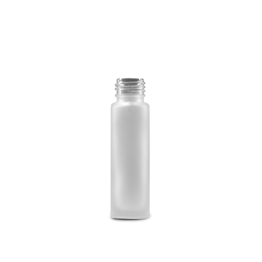 10 ml Clear Frosted Glass Roll On Bottle - Sample