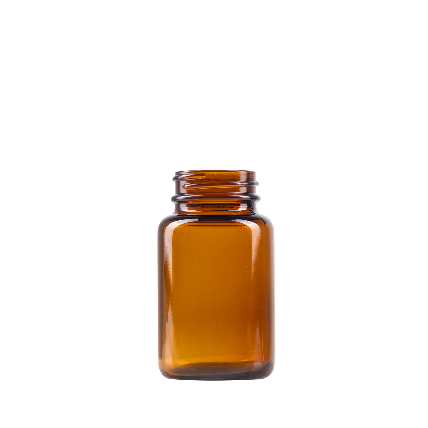 100 ml Amber Glass Packer Bottle 38-400 Neck Finish