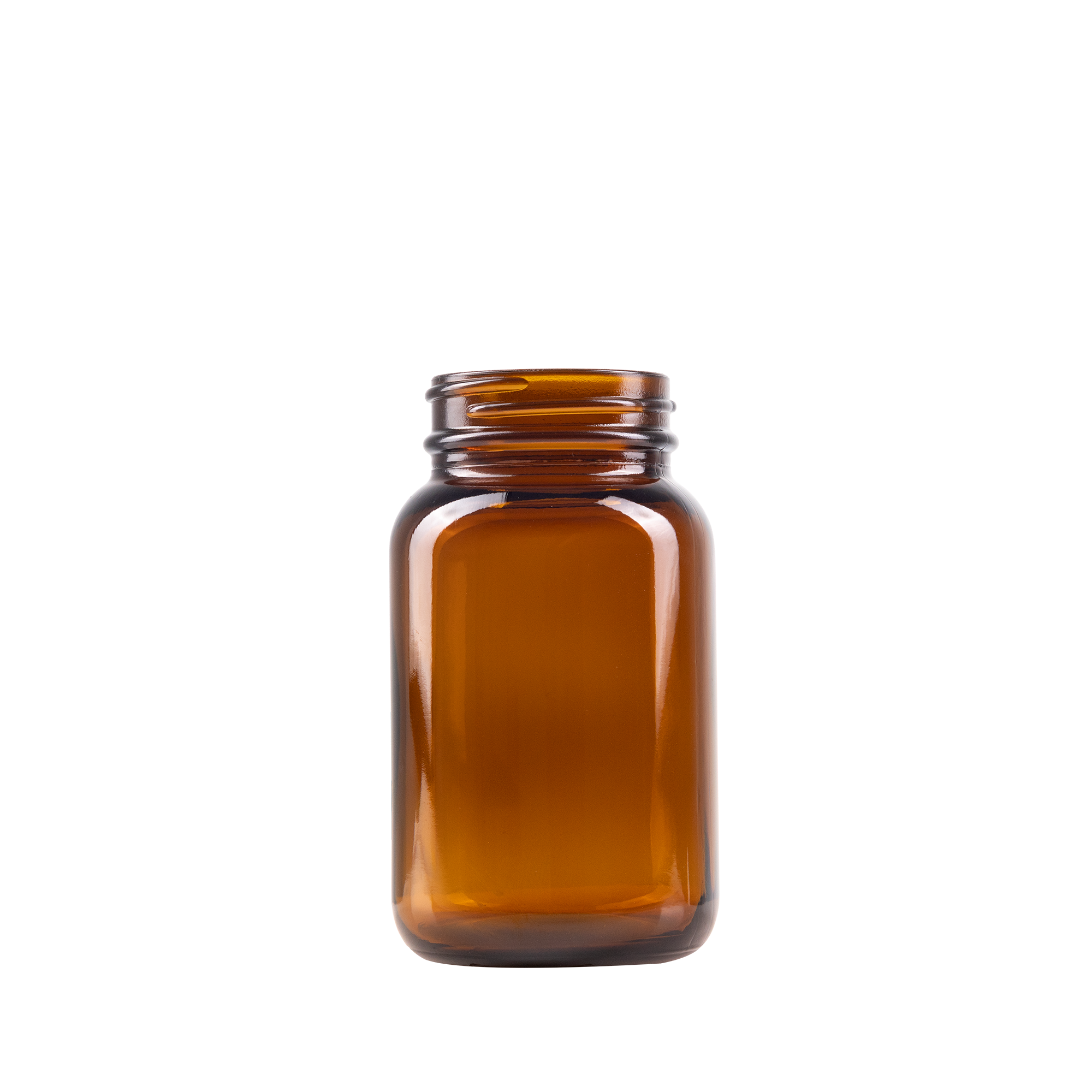 150 ml Amber Glass Packer Bottle 45-400 Neck Finish