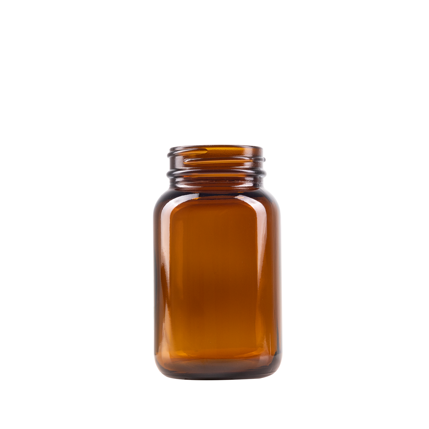 150 ml Amber Glass Packer Bottle 45-400 Neck Finish