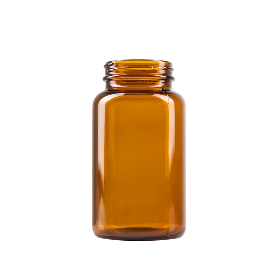 300 ml Amber Glass Packer Bottle 53-400 Neck Finish