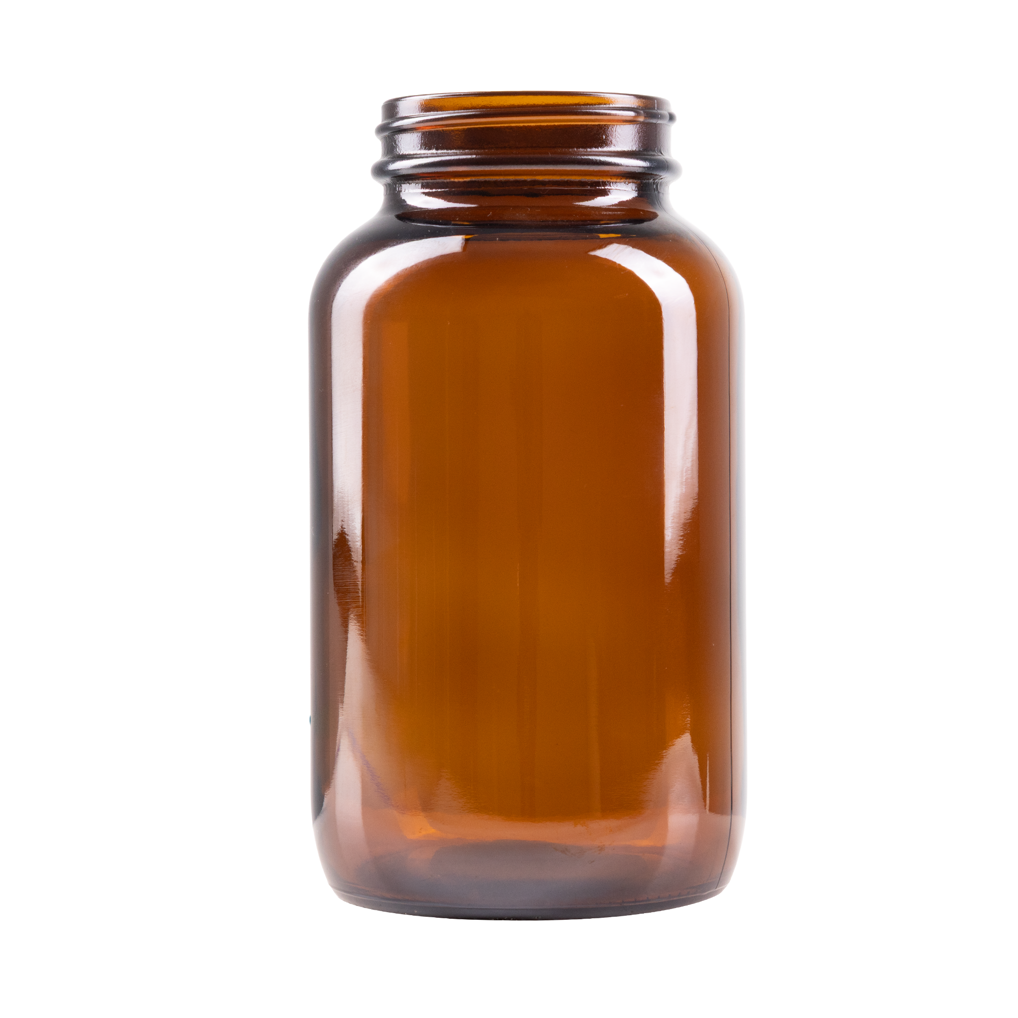 500 ml Amber Glass Packer Bottle 53-400 Neck Finish
