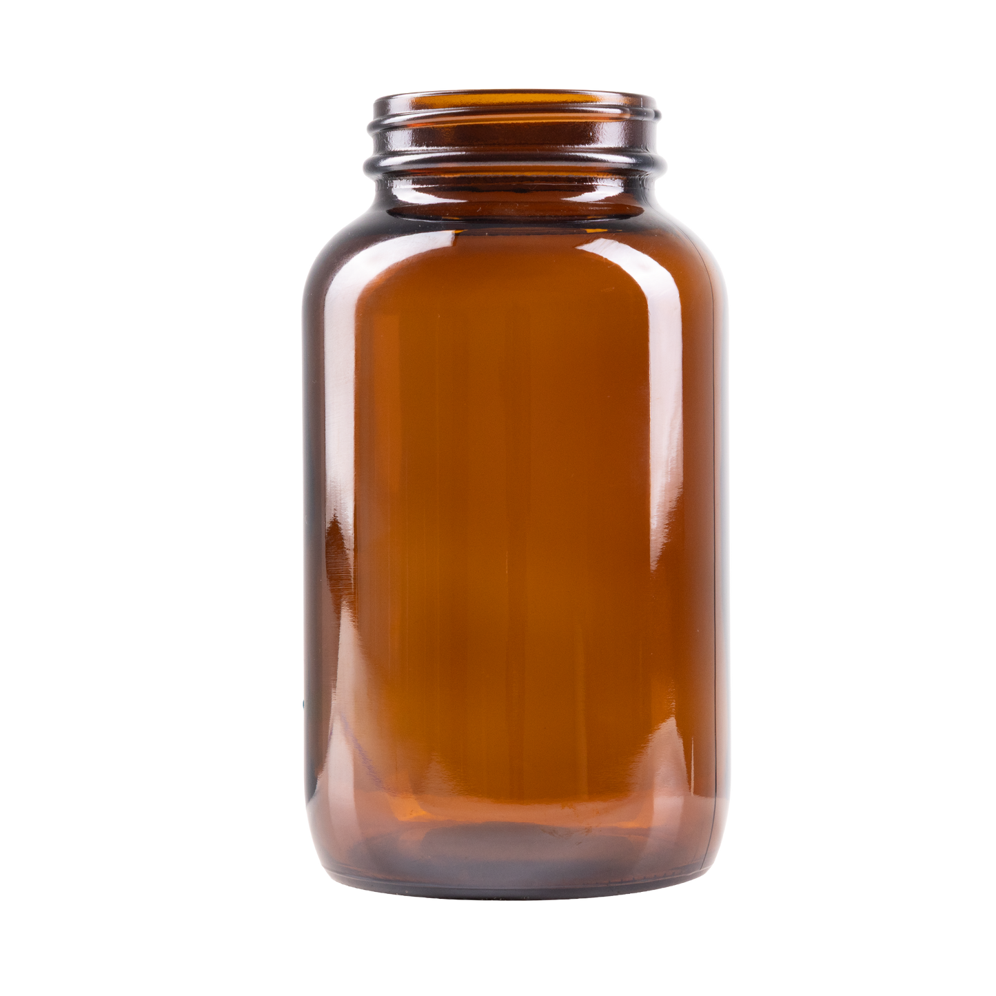 500 ml Amber Glass Packer Bottle 53-400 Neck Finish