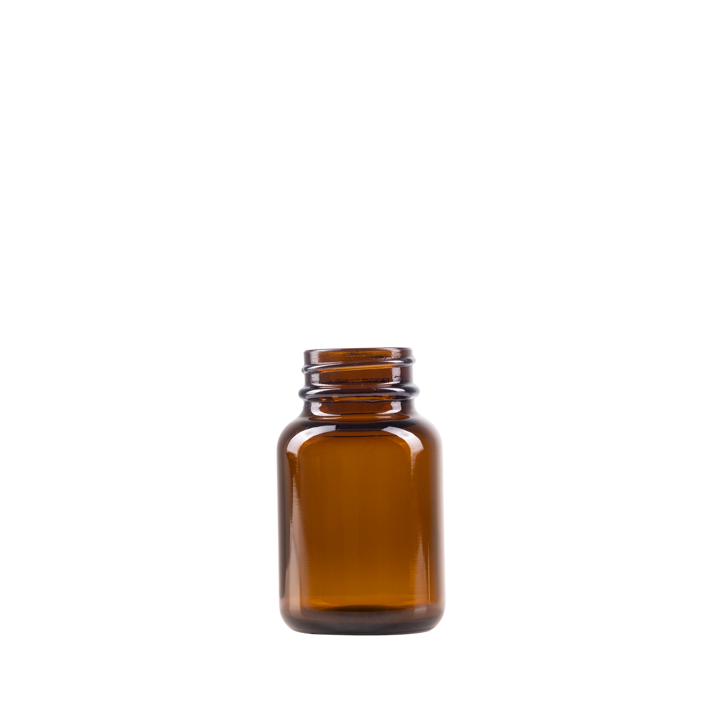 60 ml Amber Glass Packer Bottle 33-400 Neck Finish