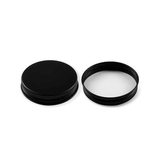 54-410 Black Aluminum Lid With PE Liner
