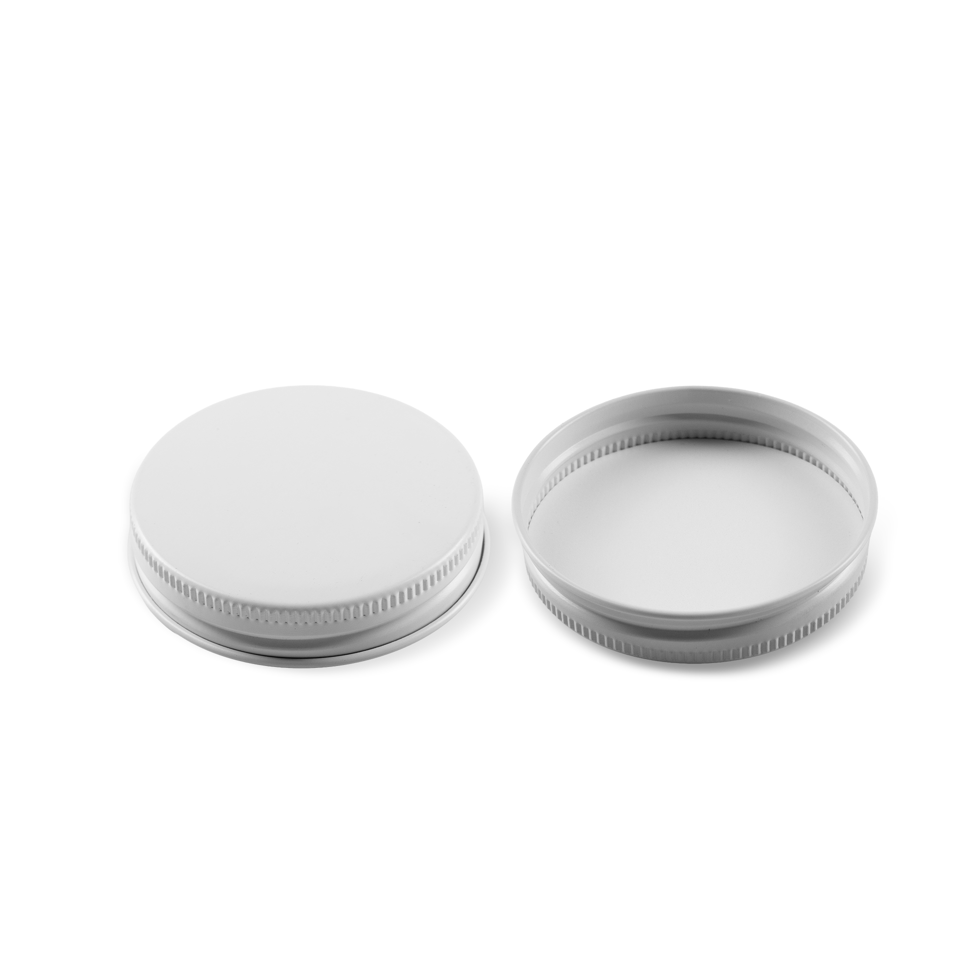 54-410 White Aluminum Lid With PE Liner