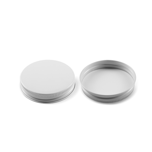 54-410 White Aluminum Lid With PE Liner