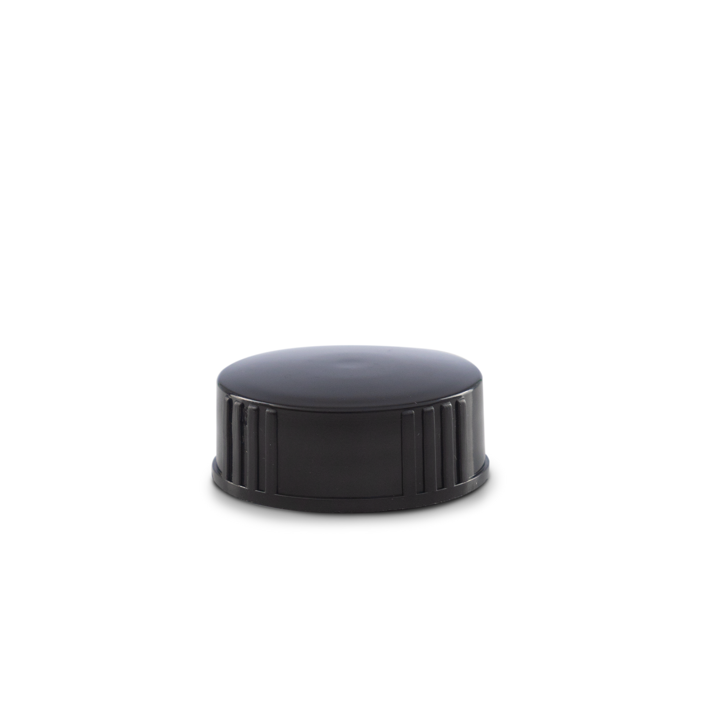 28-400 Black PP Cap with Polycone Liner - Sample