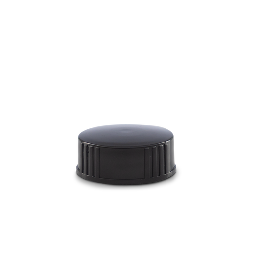 28-400 Black PP Cap with Polycone Liner - Sample