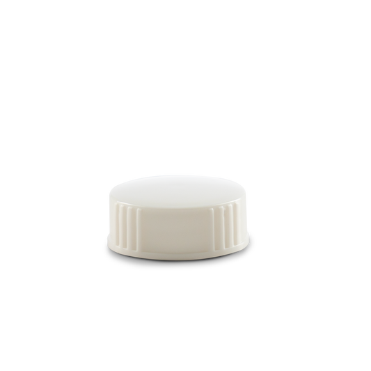 28-400 White PP Cap with Polycone Liner - Sample