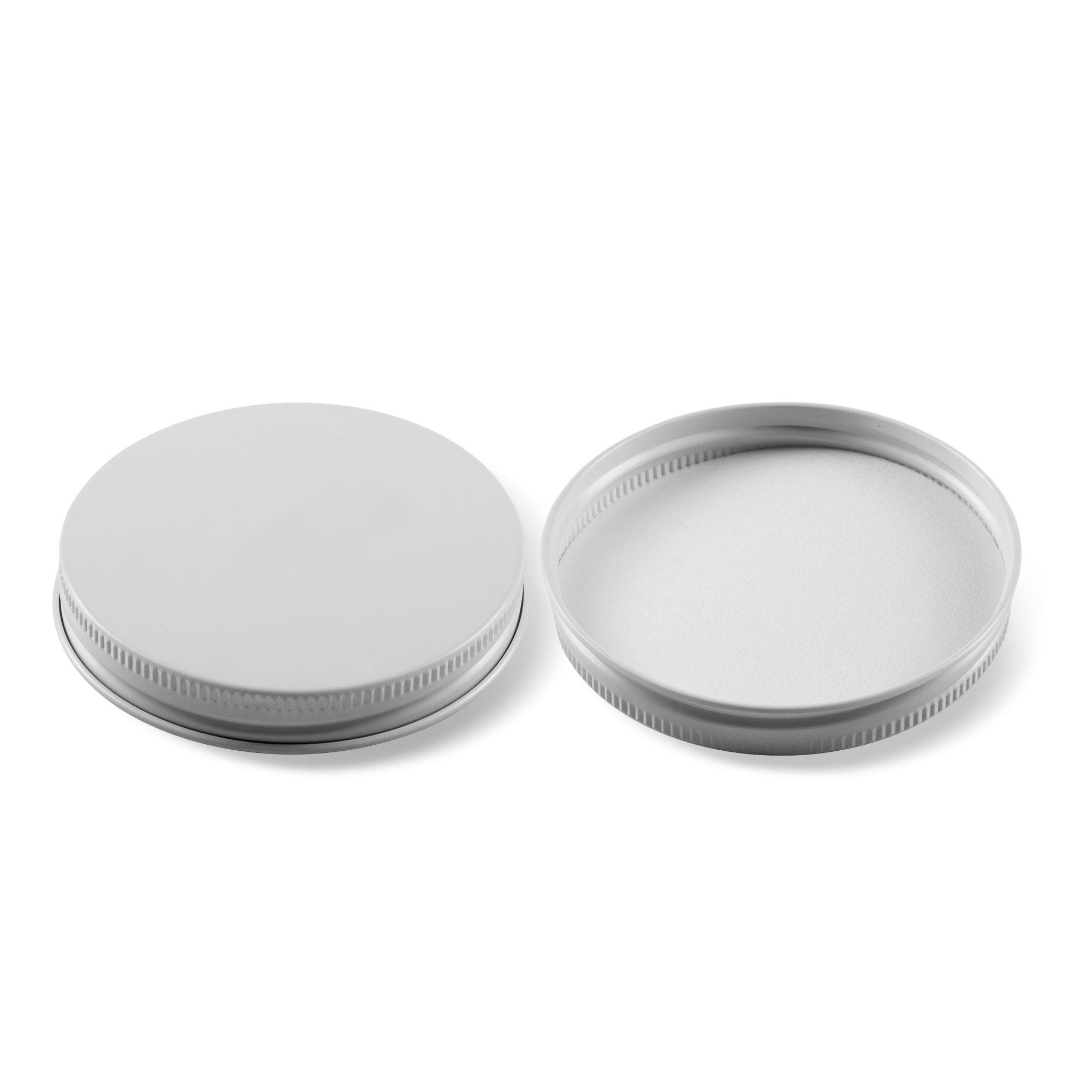 71-410 White Aluminum Lid With PE Liner