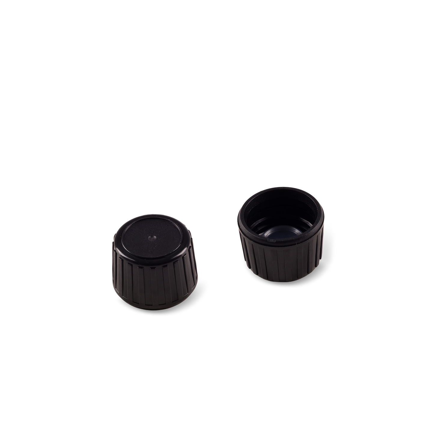 DIN 28 Black PP Cap With Liner