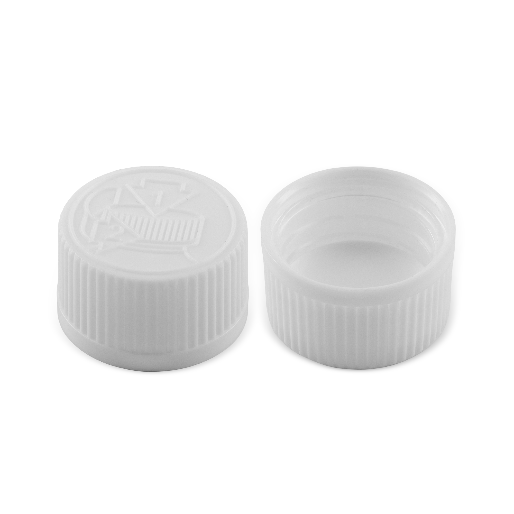 28-400 Child Resistant White PP Cap with PE Liner