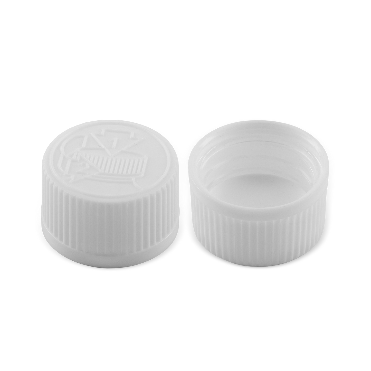 28-400 Child Resistant White PP Cap with PE Liner