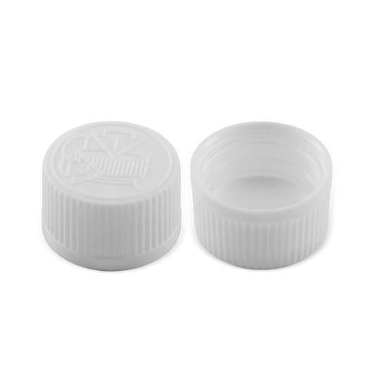 28-400 Child Resistant White PP Cap with PE Liner