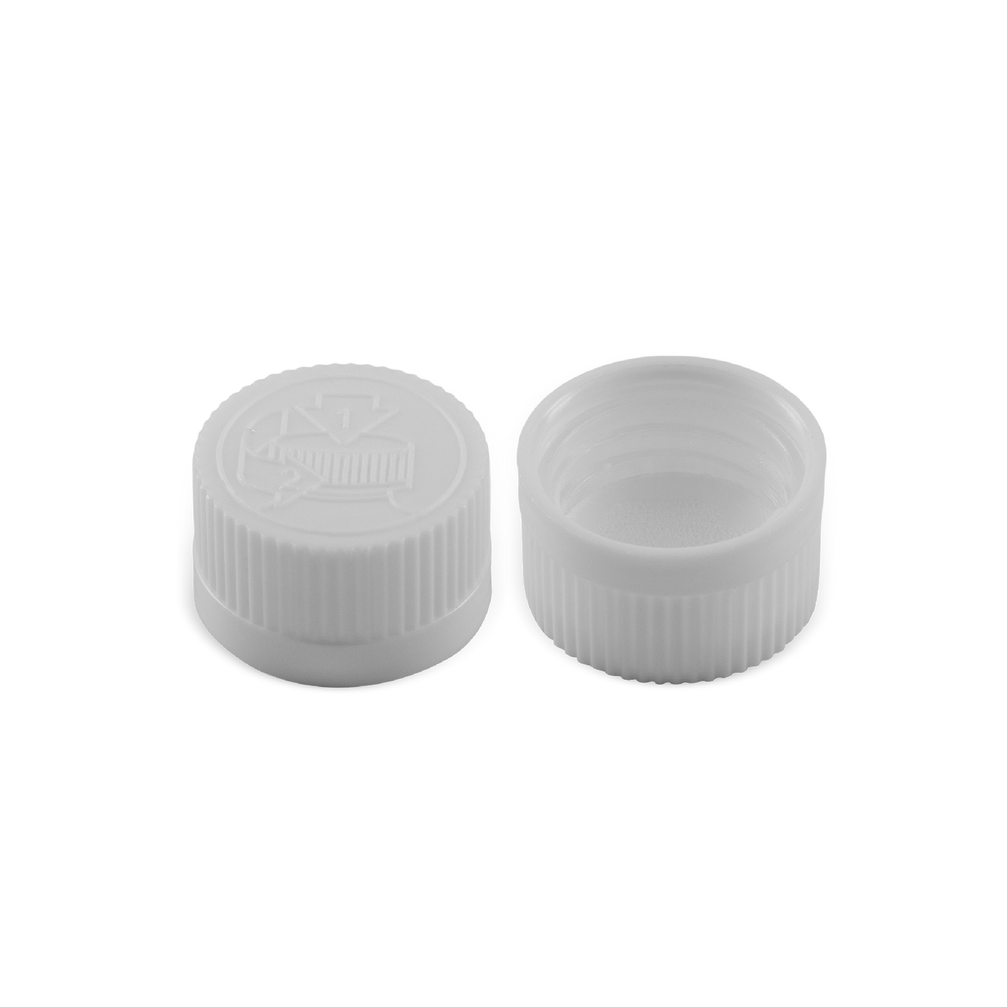 28-400 Child Resistant White PP Cap with PE Liner