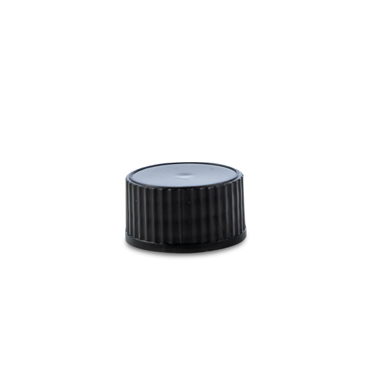 18-400 Black PP Cap with Polycone Liner
