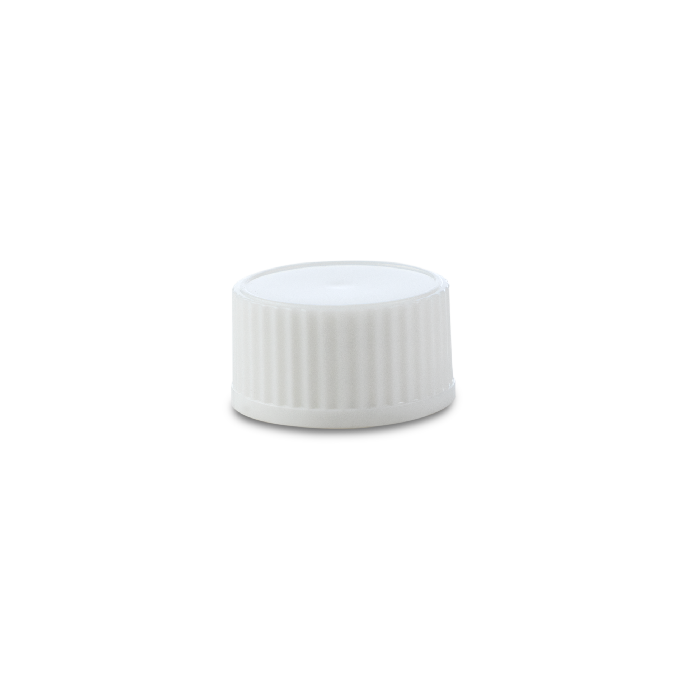 18-400 White PP Cap with Polycone Liner - Sample