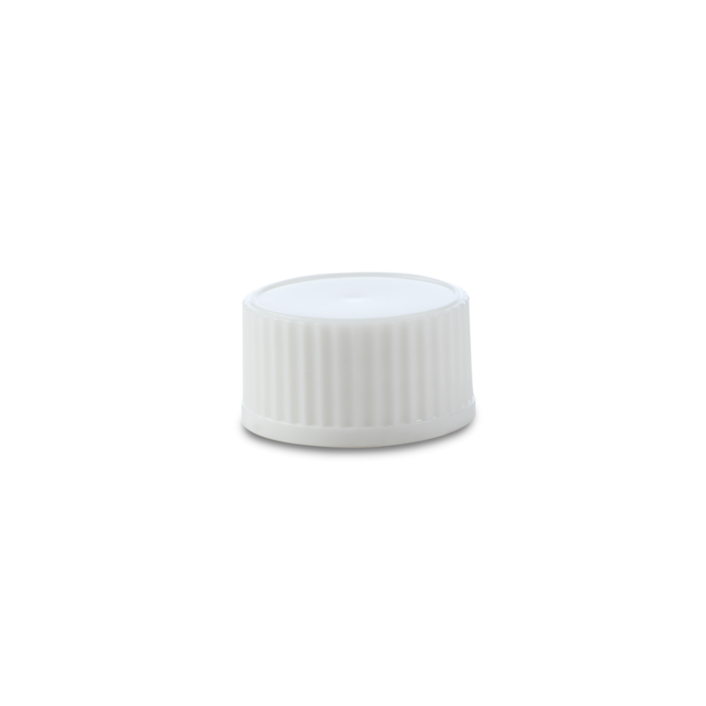 18-400 White PP Cap with Polycone Liner - Sample