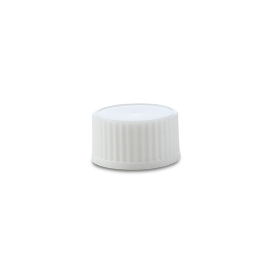 18-400 White PP Cap with Polycone Liner - Sample