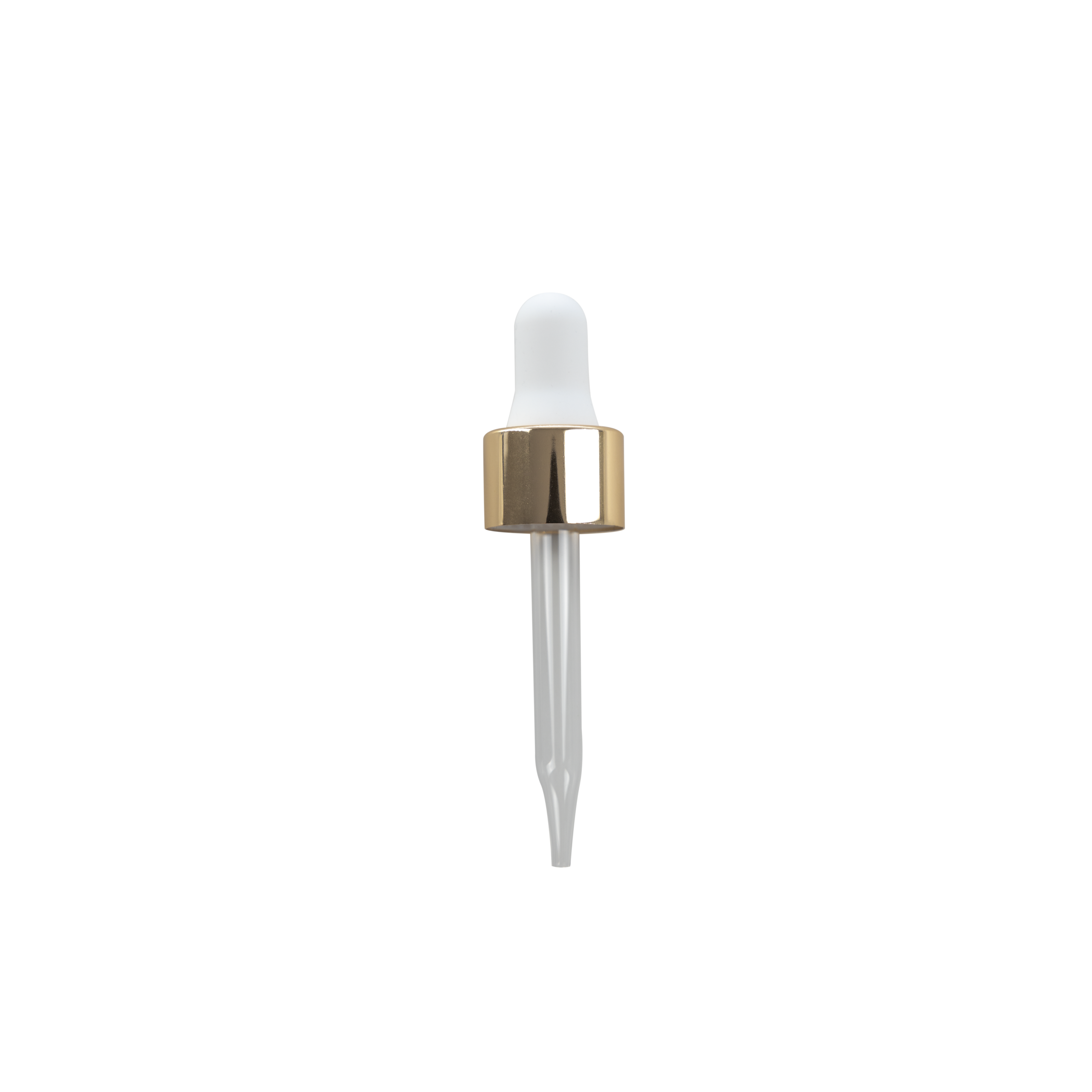 18-400 Gold Dropper With Rubber Bulb And Glass Pipette