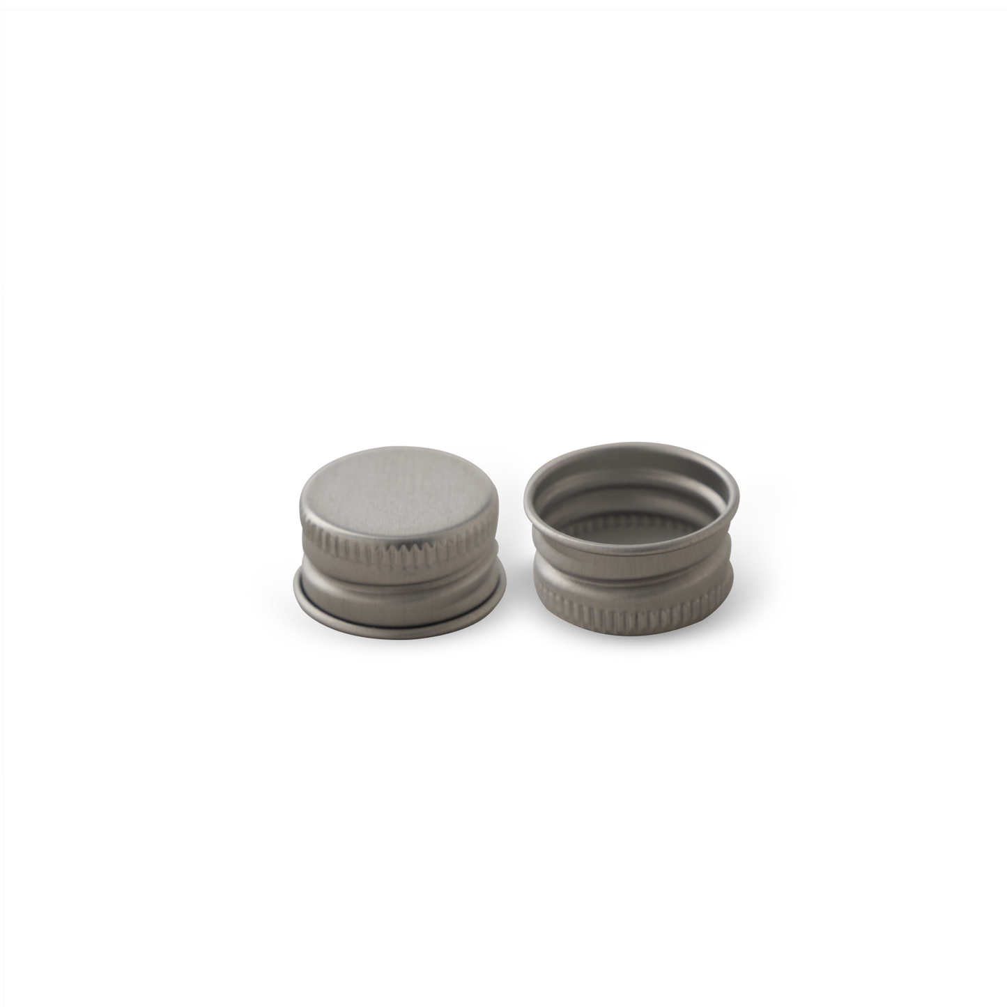 18-400 Silver Aluminum Cap with PE Liner - Sample