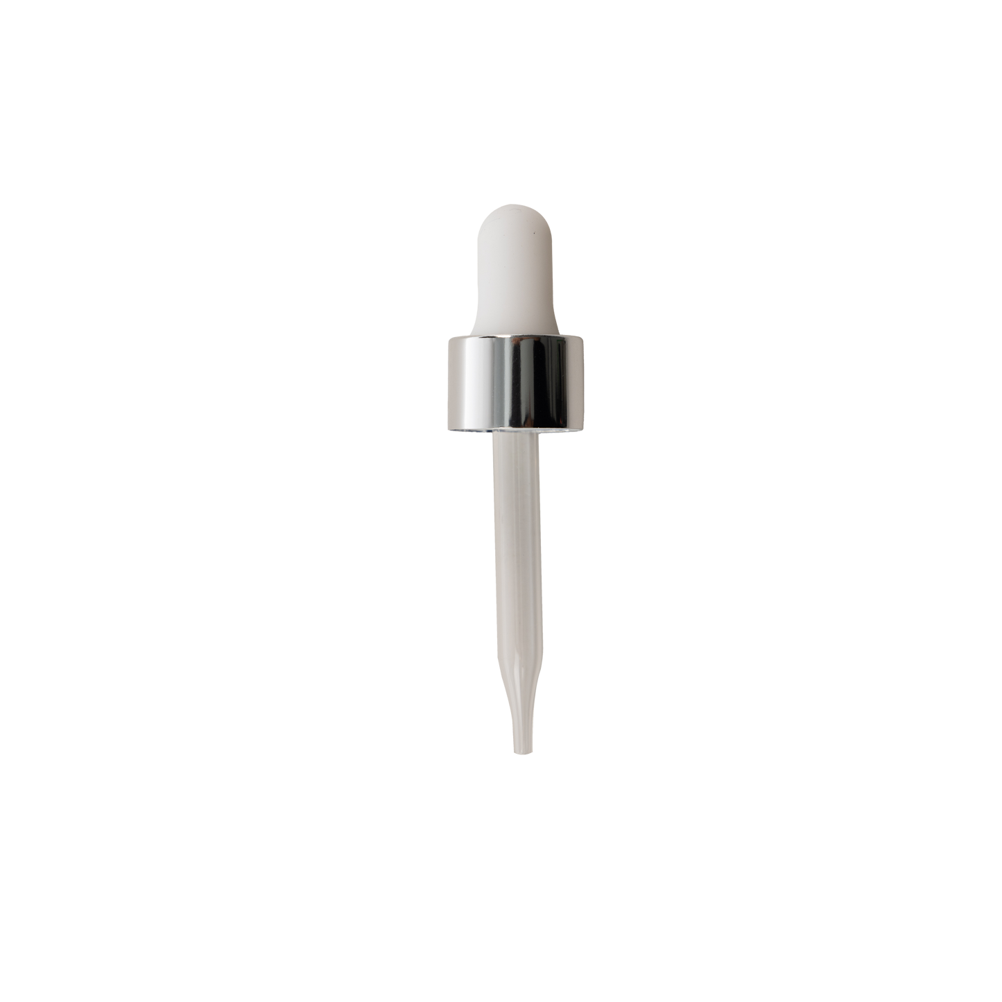 20-400 Silver Dropper With Rubber Bulb And Glass Pipette - 24 Pack