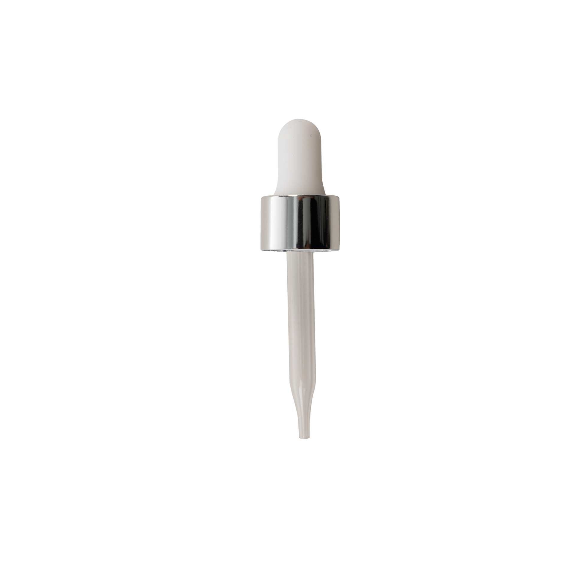 20-400 Silver Dropper With Rubber Bulb And Glass Pipette - 24 Pack