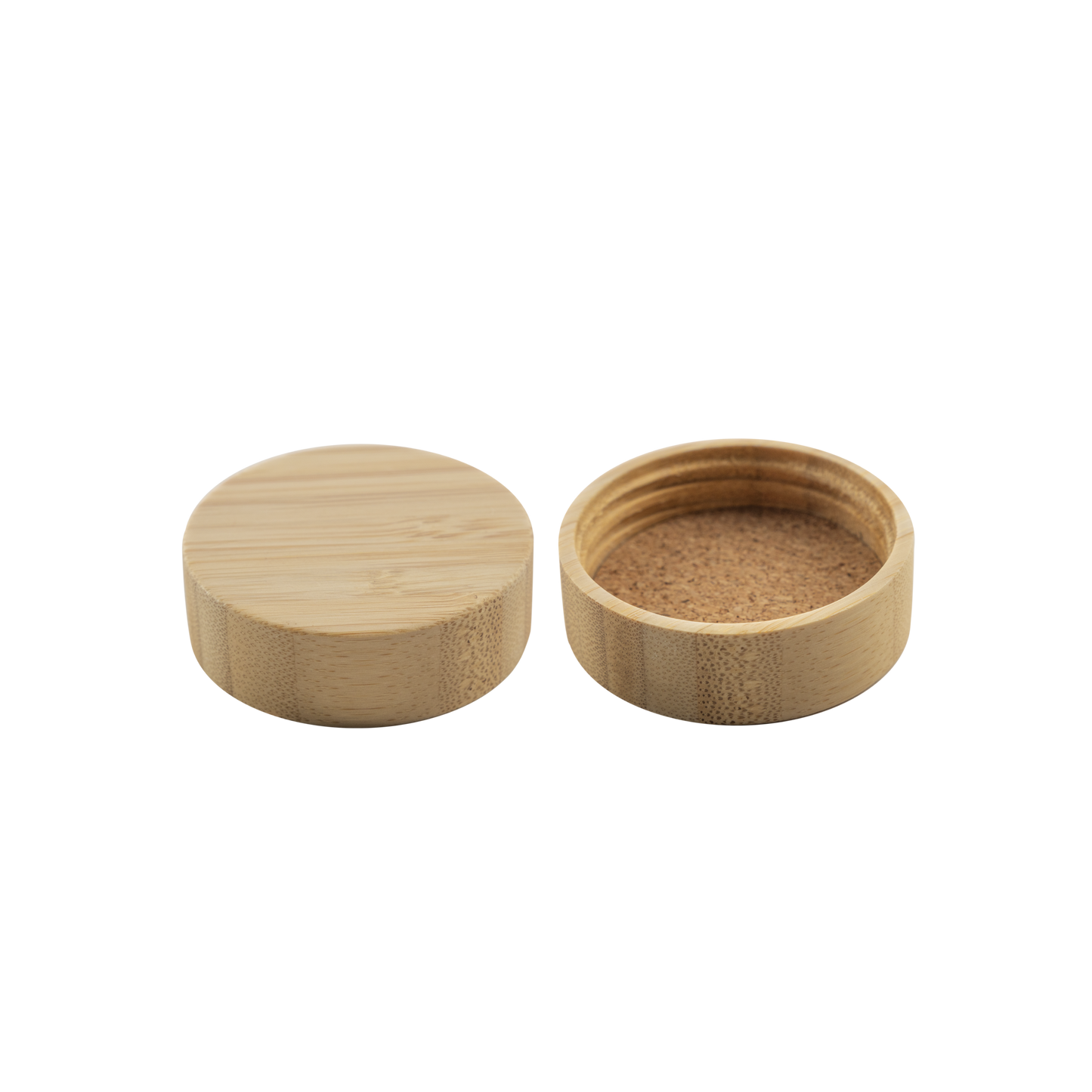 48-400 Bamboo Lid With Cork Liner - Sample