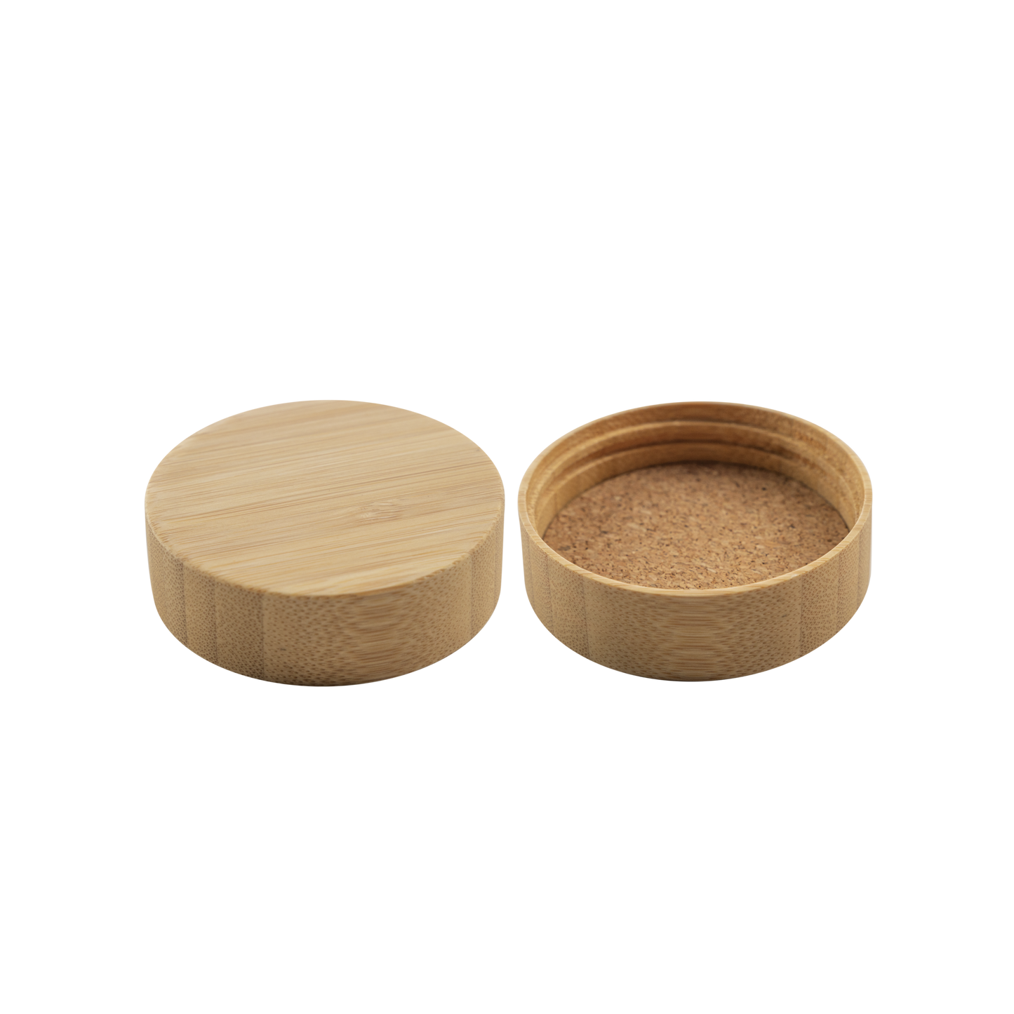 53-400 Bamboo Lid With Cork Liner - Sample