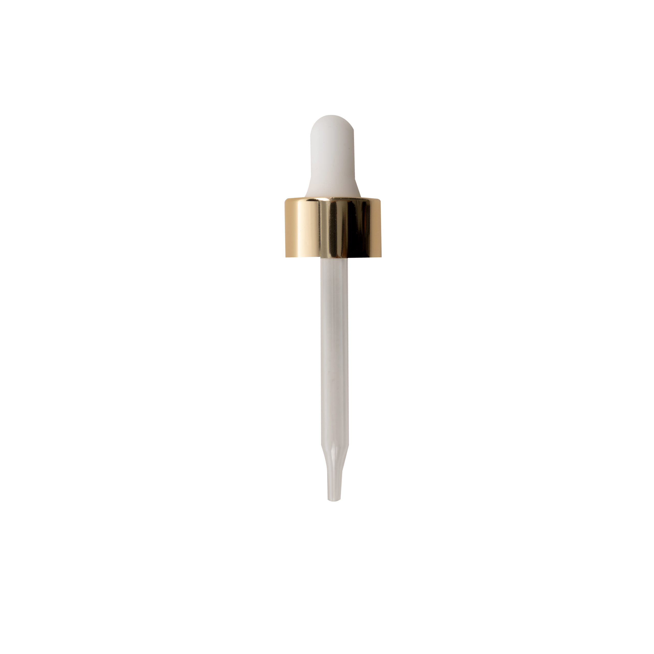 20-400 Gold Dropper With Rubber Bulb And Glass Pipette