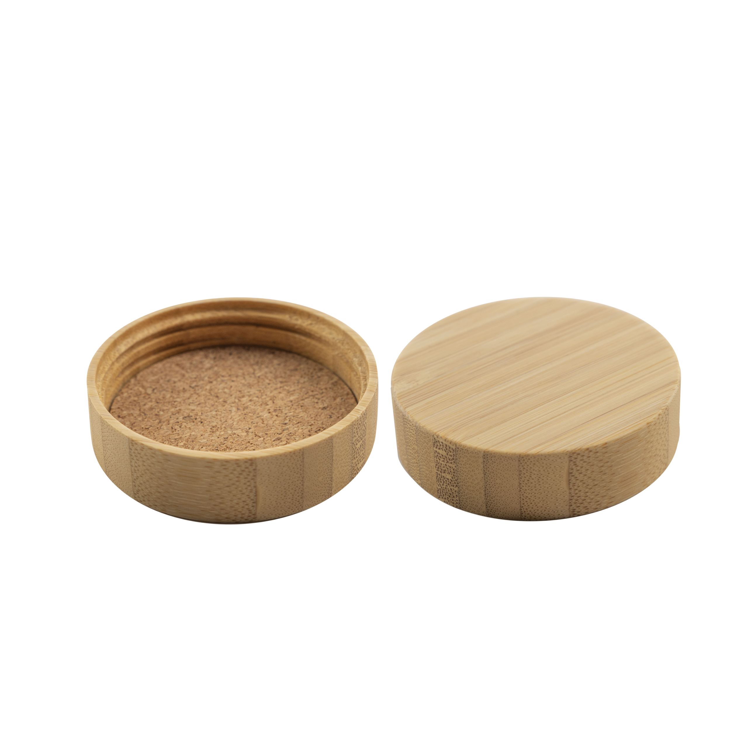 58-400 Bamboo Lid With Cork Liner