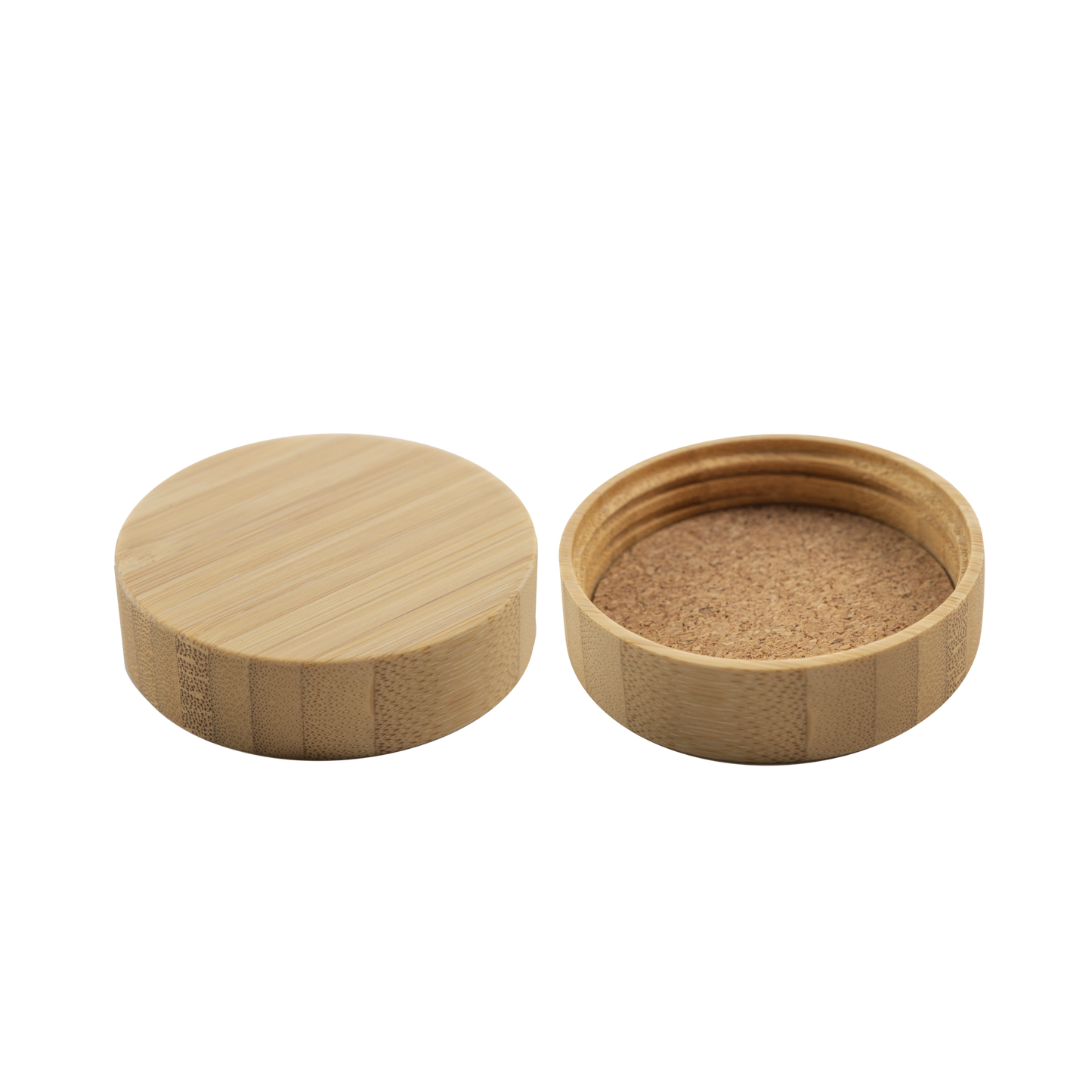 58-400 Bamboo Lid With Cork Liner - Sample