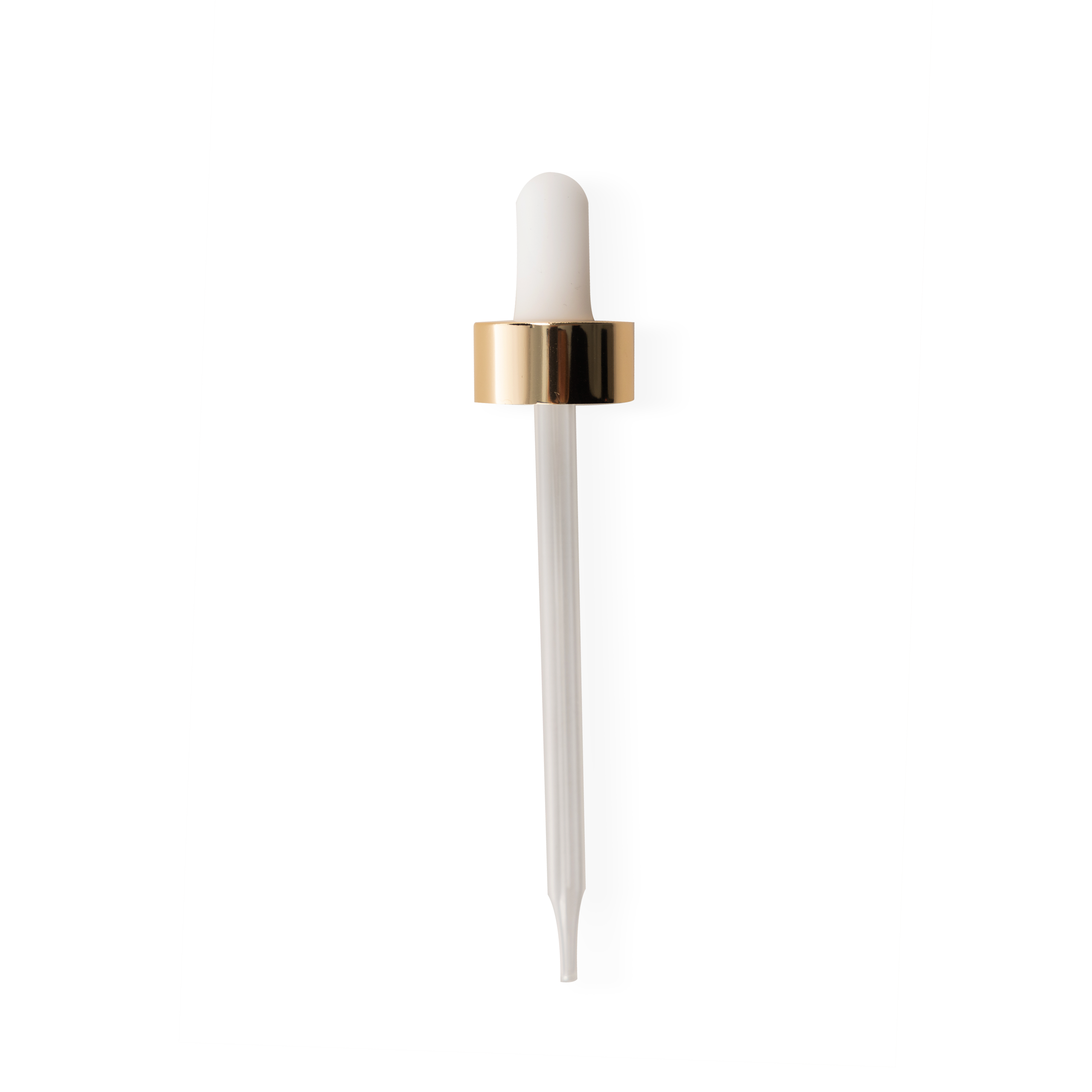 22-400 Gold Dropper With Rubber Bulb And Glass Pipette - 12 Pack