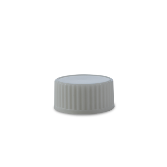 20-400 White PP Cap with Polycone Liner
